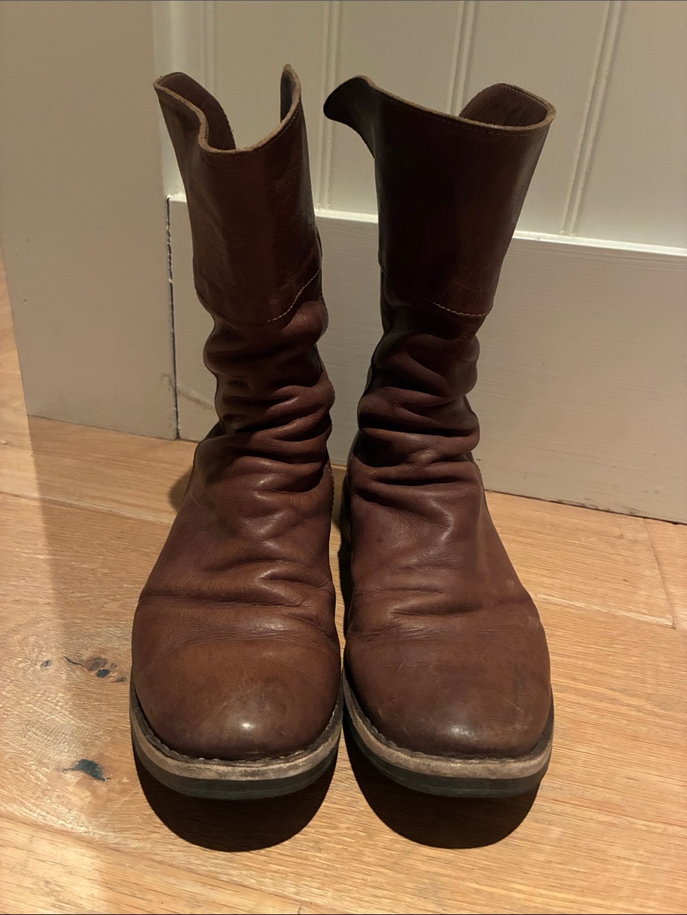 Fiorentini + Baker Brown Leather Slouch Boots